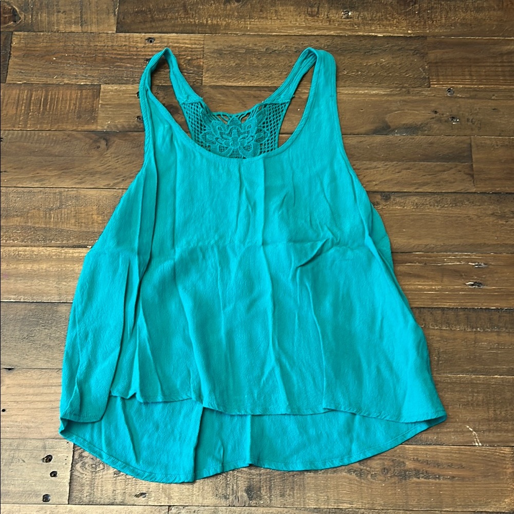 Forever 21 Teal Sleeveless Women's Top